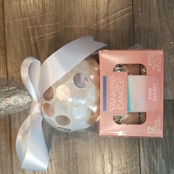 Yankee Candle Accents Yankee Candle Glass Tea Light Holder W2